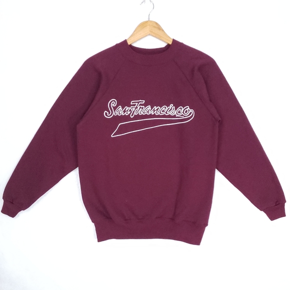Vintage 90s San Francisco California 1993 Sweatshirt Sweater Women's Medium - Picture 1 of 5